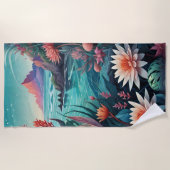 Serviette De Plage Paysage tropical (Devant)