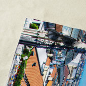 Serviette De Plage Paysage urbain de Milan (En situation)