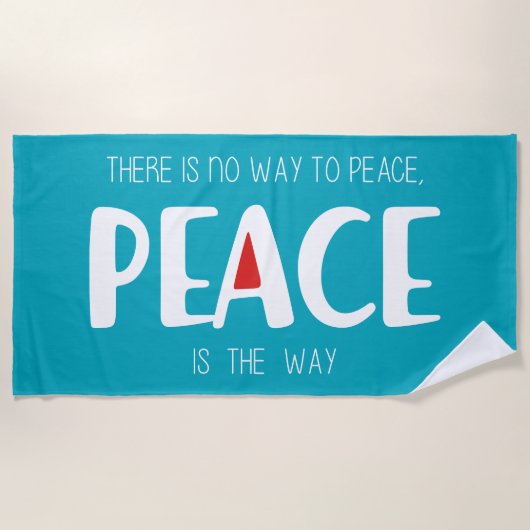 Serviette De Plage Peace 2 (Devant)