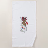 Serviette De Plage Peace Love Nurse, T-shirt classique Halloween (Devant)