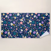 Serviette De Plage Peanuts In Bloom Pattern (Devant)