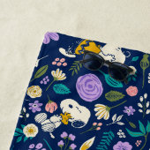 Serviette De Plage Peanuts In Bloom Pattern (En situation)