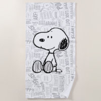 PEANUTS | Snoopy on Black White Comics