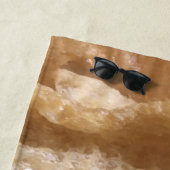Serviette De Plage Peau de porc (En situation)