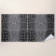 peau de serpent d'animal en cuir noir