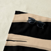 SERVIETTE DE PLAGE PEAU ZEBRA (En situation)