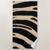 SERVIETTE DE PLAGE PEAU ZEBRA (Devant)