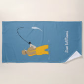 Serviette De Plage Pêche (Devant)