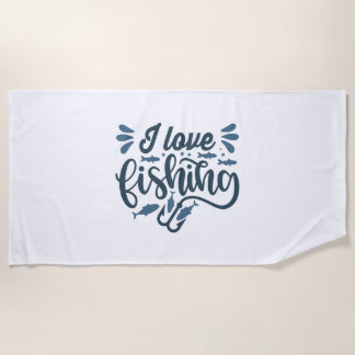 Serviette De Plage Pêche en bateau de pêche comme pêcheur
