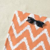 Serviette De Plage Pêcher Chevrons Cottage Sud (En situation)