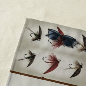 Serviette De Plage Pêcheurs Voler Pêche Mouches Truite arc-en-ciel Ru (En situation)