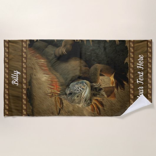 Serviette De Plage Pedro l'Iguana 0768 (Devant)