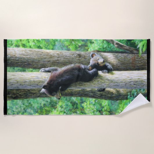 Serviette De Plage Peek-a-Bear (Devant)