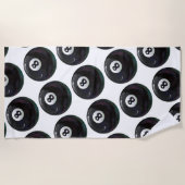 Serviette De Plage Peint 8 Poolball (Devant)