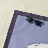 Serviette De Plage Peinture Dalmatienne - Cute Original Chien Art (En situation)