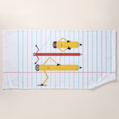 Serviette de plage Pencils (Devant)