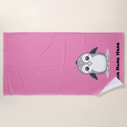 Serviette De Plage Penguin Kids (Devant)
