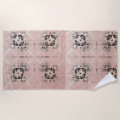 Serviette De Plage Penser Pastel Twists Beach Towel (Devant)