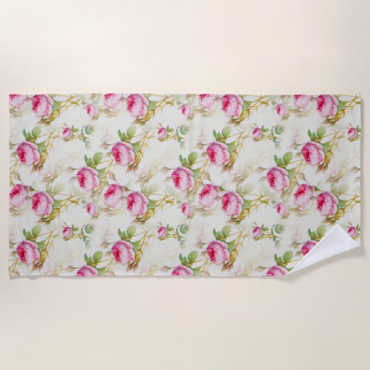 Serviette De Plage Peony Playtime Summer Fun (Devant)
