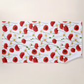 Serviette De Plage Pépites et marguerites (Devant)