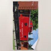 Serviette de plage Pere Marquette Caboose A986 (Devant)