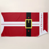 Serviette De Plage Père Noël Beach Towel (Devant)