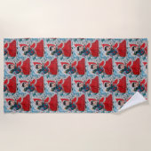 Serviette De Plage Père Noël Helper Christmas (Devant)