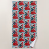 Serviette De Plage Père Noël Helper Christmas (Devant)