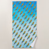 Serviette De Plage Perroquet (Devant)