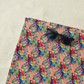 Serviette De Plage Perroquet (En situation)