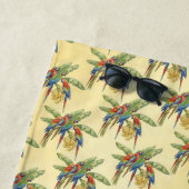 Serviette De Plage Perroquet (En situation)