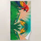 Serviette De Plage Perroquet (Devant)