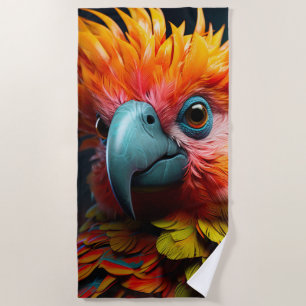 Serviette De Plage Perroquet