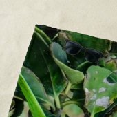 Serviette De Plage Perroquet vert (En situation)