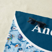 Serviette De Plage Personalize Baby Seals  Beach Towel (En situation)