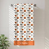 Serviette De Plage Personalized Cute Halloween