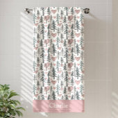 Serviette De Plage Personalized Forest Tree Kids