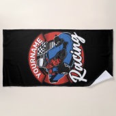 Serviette De Plage Personalized Go Kart (Devant)