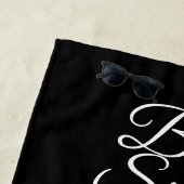 SERVIETTE DE PLAGE PERSONALIZED PHOTO BEACH TOWEL  (En situation)