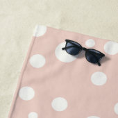 Serviette De Plage Personnalisé Pastel rose mignon Bunny Enfants jume (En situation)