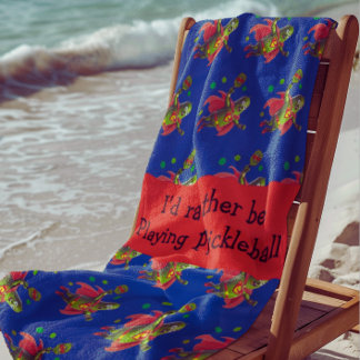 Serviette De Plage Personnalisé Super Pickleman