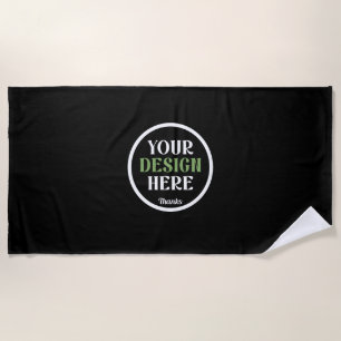 Serviette De Plage personnalisé, unique, élégant et minimaliste