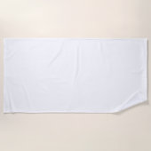 Serviette de plage personnalisée (Devant)