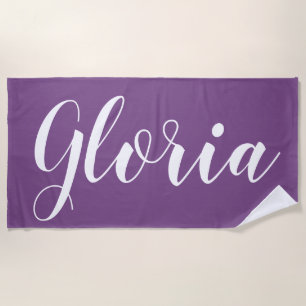 Serviette de plage personnalisée