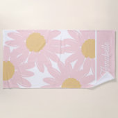 Serviette de plage personnalisée (Devant)