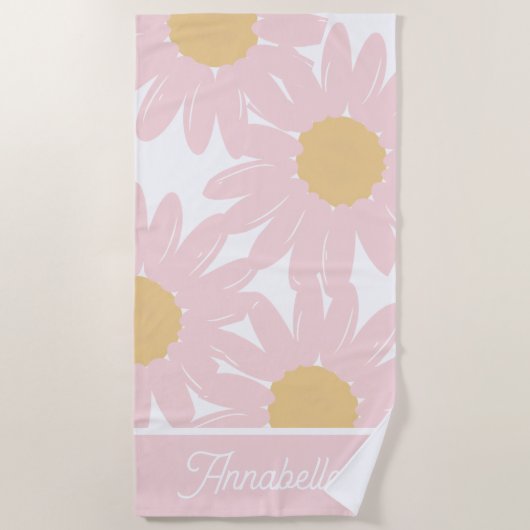 Serviette de plage personnalisée (Devant)