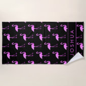 Serviette de plage personnalisée avec impression d (Devant)