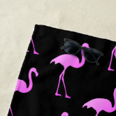 Serviette de plage personnalisée avec impression d (En situation)
