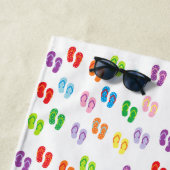 Serviette de plage personnalisée "de bascules (En situation)