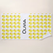 Serviette de plage personnalisée "de canard en (Devant)